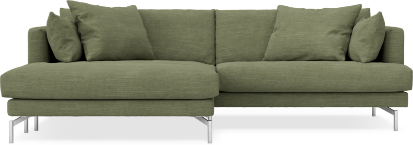 Harper - 4-sits med schäslong XL vänster - Grön