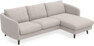 Madison Lux - 2-sits soffa med schäslong höger - Grå