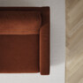 Friday - 3-sits soffa med divan vänster och schäslong höger - Orange