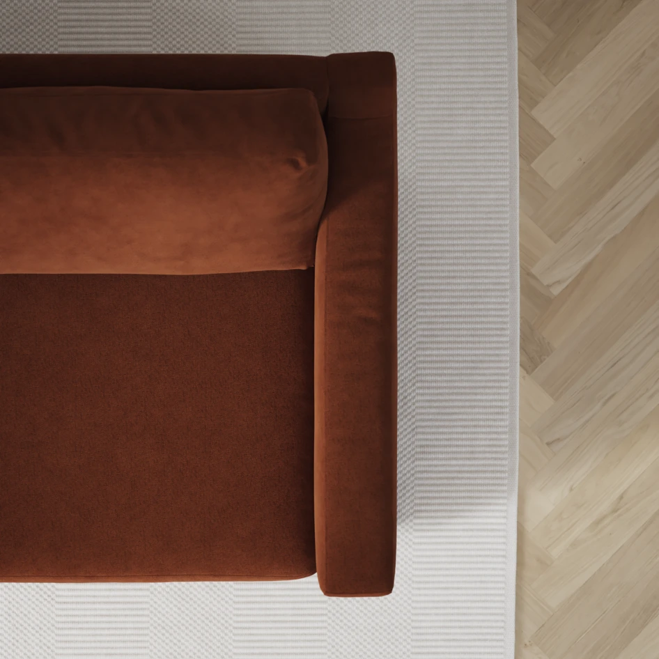 Friday - 3-sits soffa - Orange