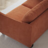 Madison - 2-sits soffa med schäslong höger - Orange