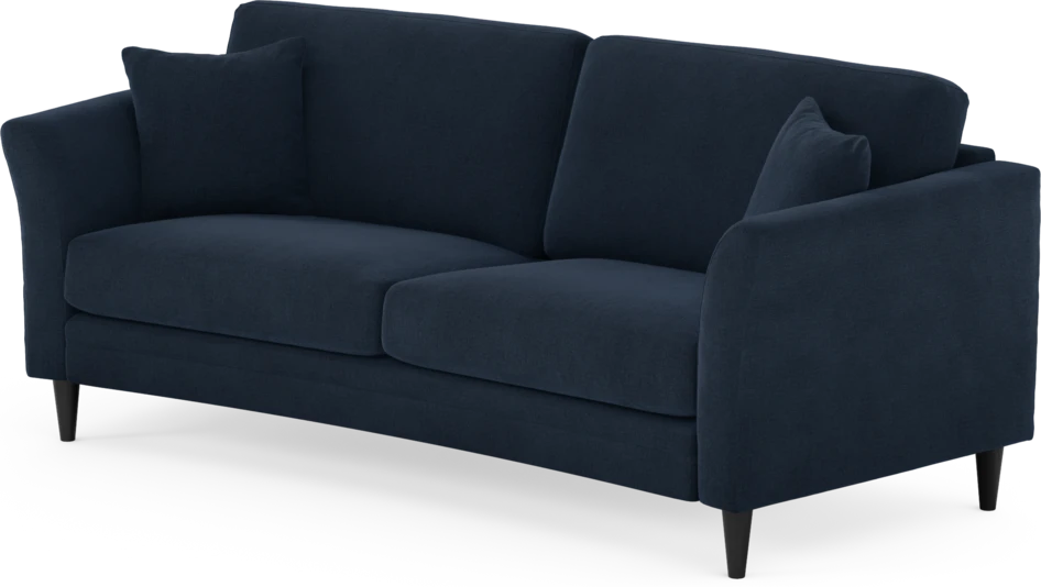 Eden - 2,5-sits soffa svängd - Blå
