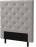 Delux Pikerad - Sänggavel, 90-210 cm - Grå