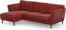 Madison Lux - 2-sits soffa med schäslong vänster - Rosa