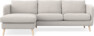 Madison Lux - 2-sits soffa med schäslong vänster - Grå