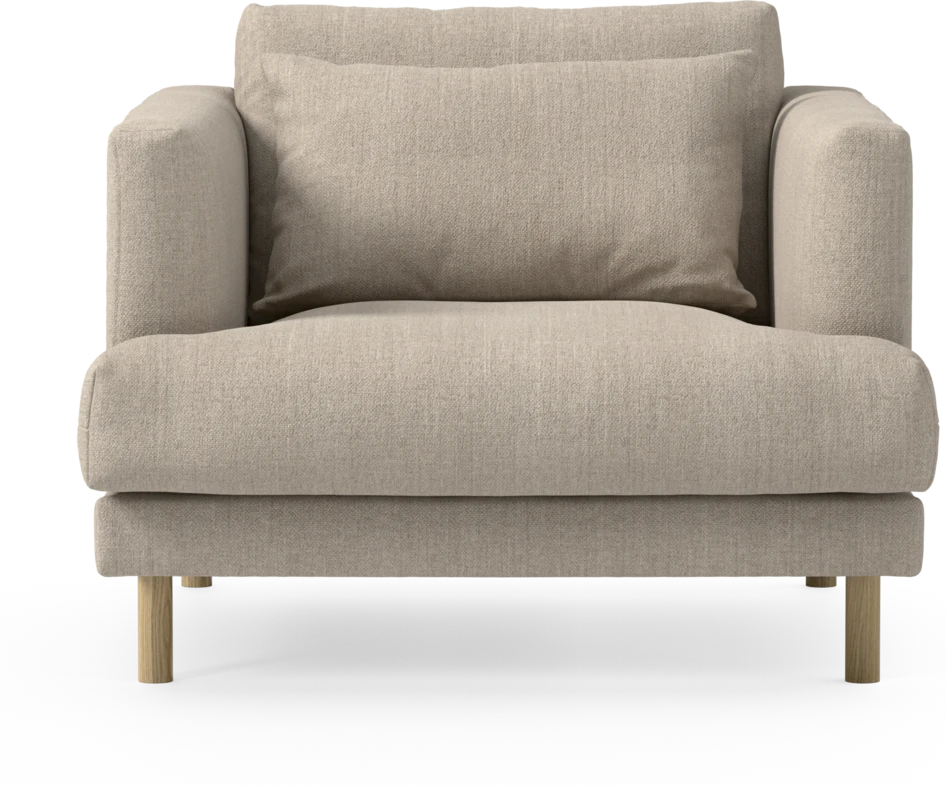 Harper - Fåtölj, 75 cm - Beige