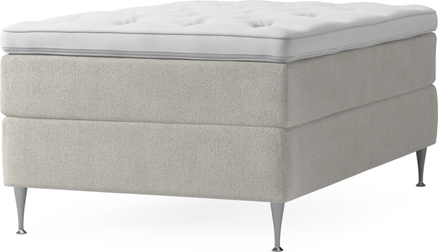 Delux Dream - Kontinentalsäng, enkelsäng 120 cm med bäddmadrass och sängben