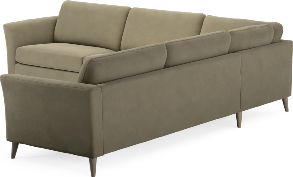 Bridge - Hörnsoffa, 3+3-sits - Beige