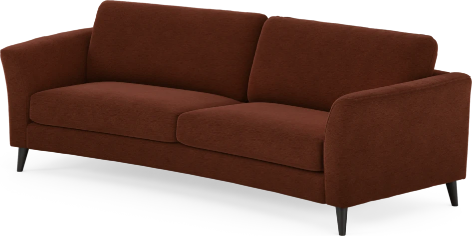 Bridge - 3-sits soffa svängd - Orange