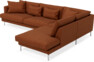 Harper - 3-sits soffa med divan höger - Orange