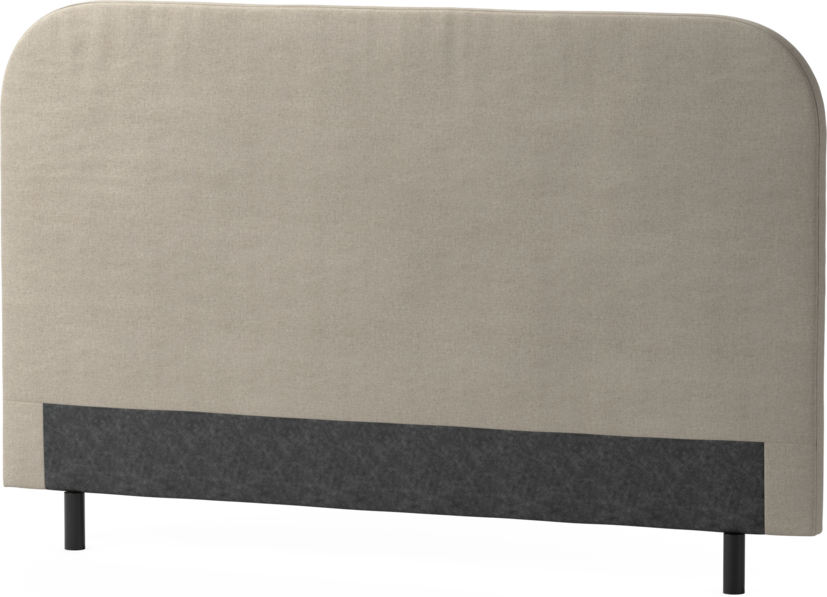 Delux Rundad - Sänggavel, 90-210 cm - Beige