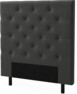 Delux Pikerad - Sänggavel, 90-210 cm - Grå