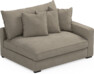 Rossi - 2-sits med armstöd höger - Beige