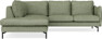 Madison - 2-sits soffa med divan vänster - Grön