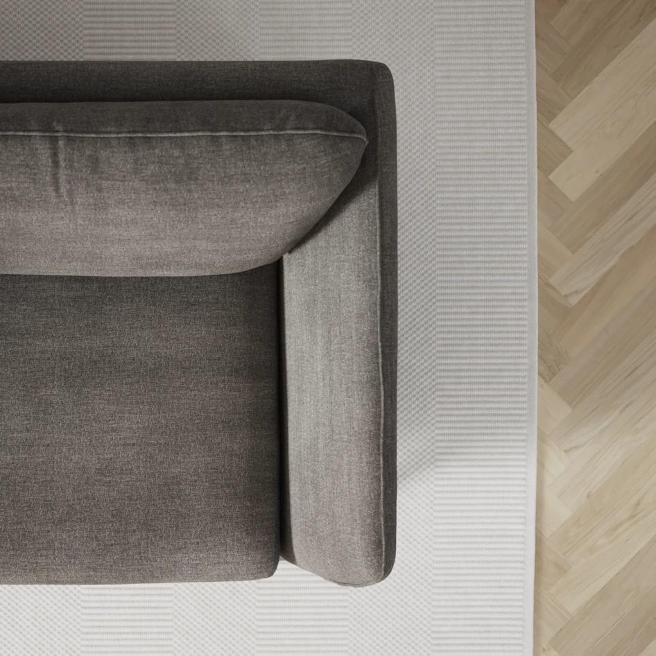 Madison - 2-sits soffa med divan vänster och schäslong höger - Grå