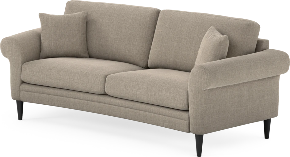 Eden - 2,5-sits soffa svängd - Beige