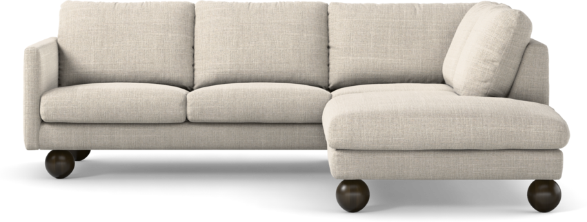 Madison Lux - 2-sits soffa med divan höger - Beige