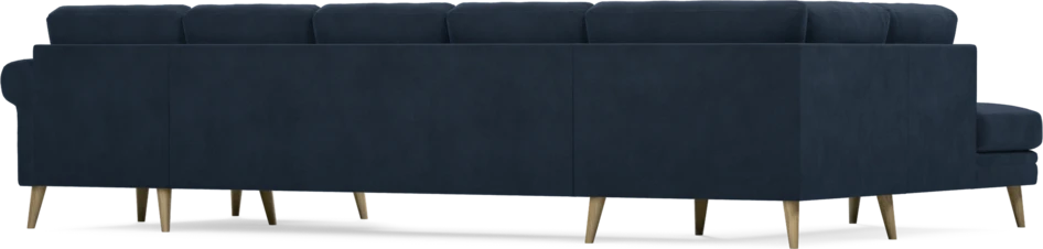 Eden - 3-sits soffa med divan vänster och schäslong höger - Blå