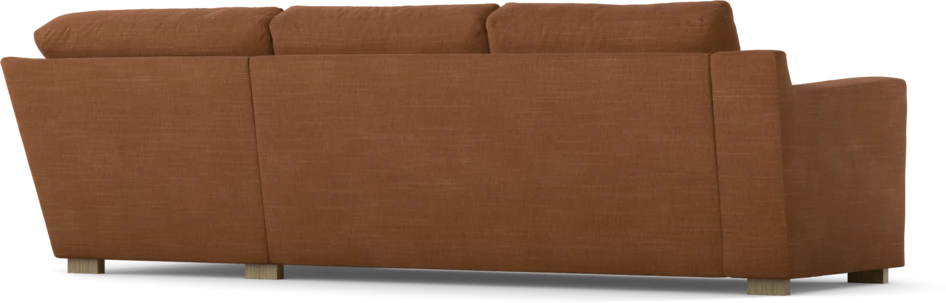 Friday - 2,5-sits soffa med divan höger - Orange