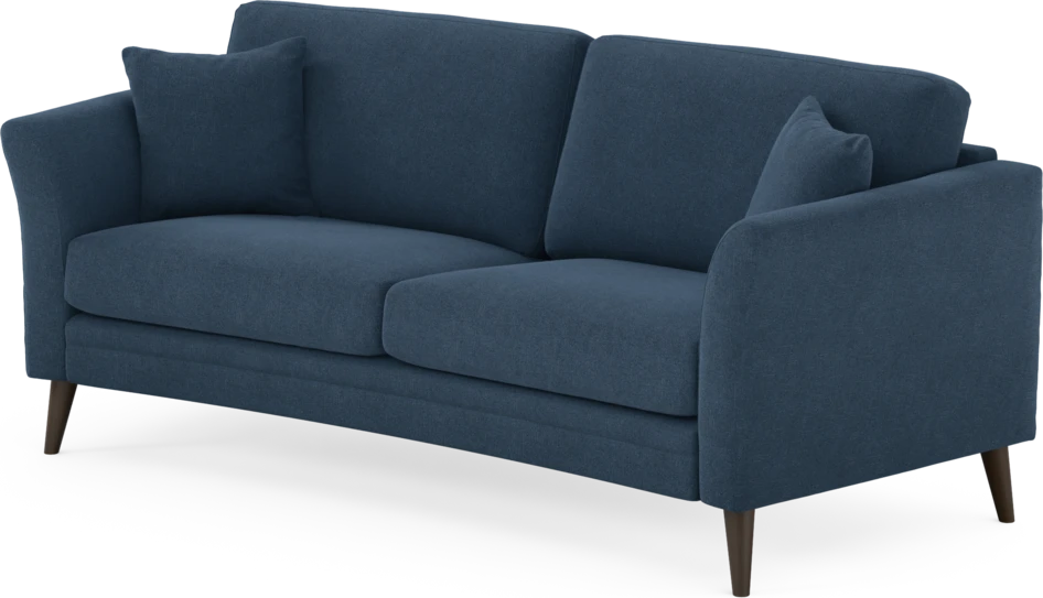 Eden - 2,5-sits soffa svängd - Blå