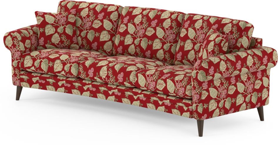 Eden - 3-sits soffa svängd - Flerfärgad
