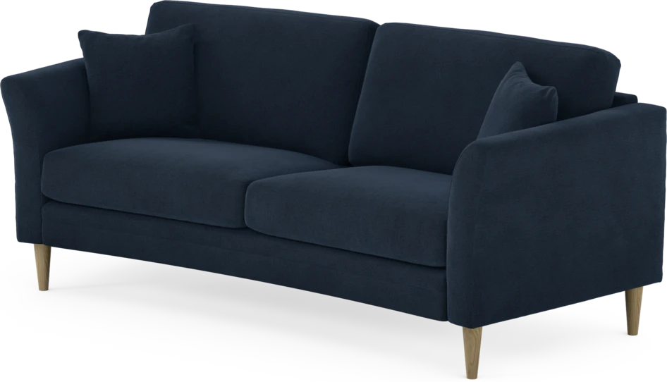 Eden - 2,5-sits soffa svängd - Blå