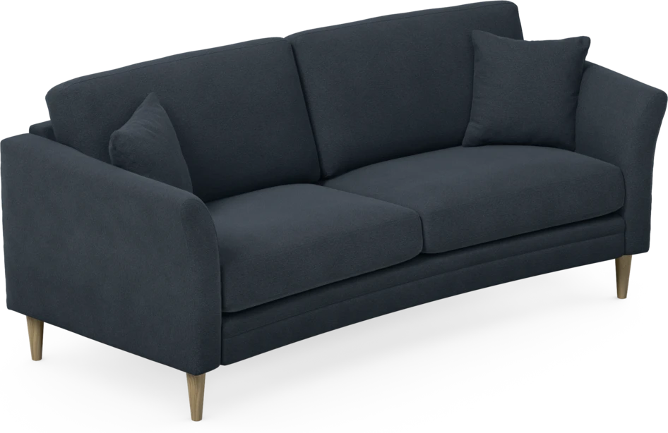 Eden - 2,5-sits soffa svängd - Blå