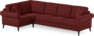 Eden - Hörnsoffa, 1+3-sits - Röd