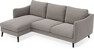 Madison Lux - 2-sits soffa med schäslong vänster - Beige