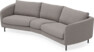 Madison - 3-sits soffa svängd, 90 cm - Grå