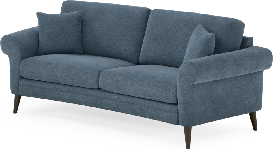 Eden - 2,5-sits soffa svängd - Blå