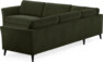 Bridge - Hörnsoffa, 3+3-sits - Grön