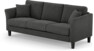 Eden - 3-sits soffa - Svart