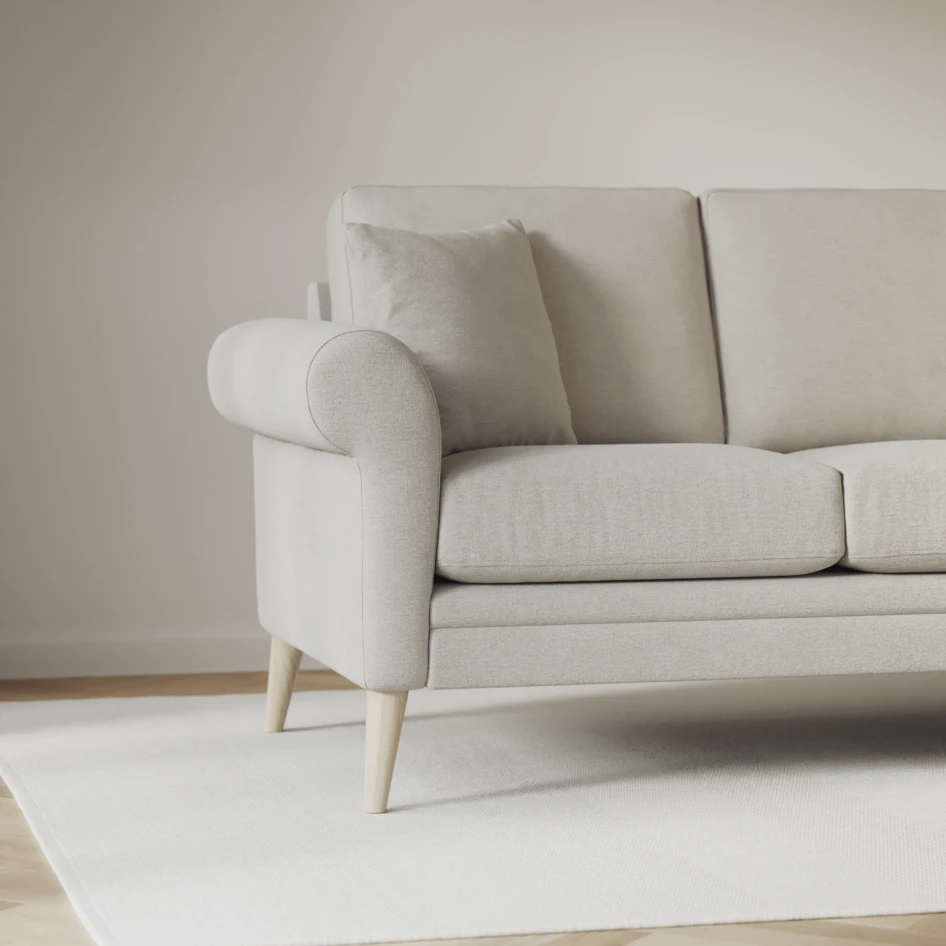 Eden - 3-sits soffa med divan vänster och schäslong höger - Grå