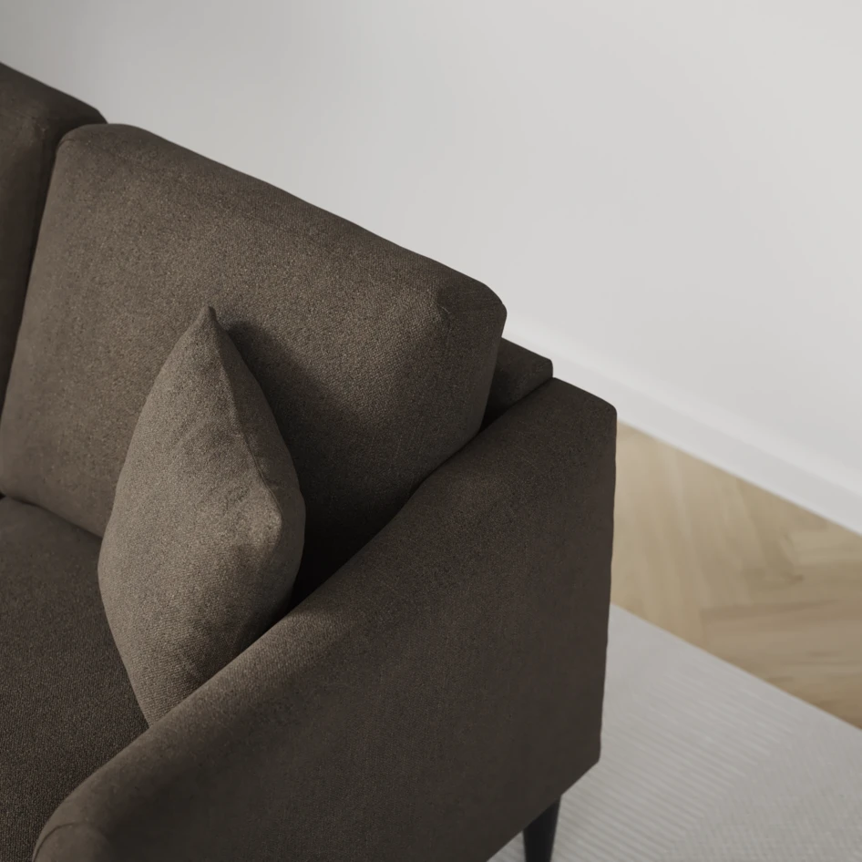 Eden - 2-sits soffa - Brun