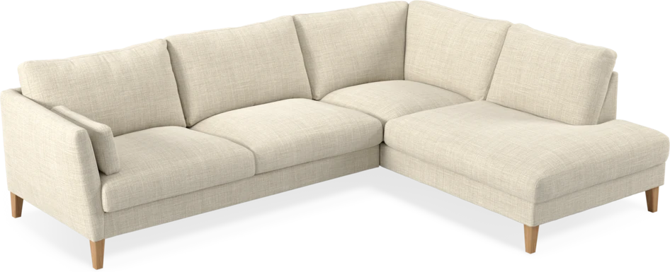 Winston - 3-sits soffa med divan höger - Beige