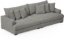 Rossi - 4-sits soffa - Grå
