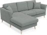 Eden - 2-sits soffa med schäslong - Grå