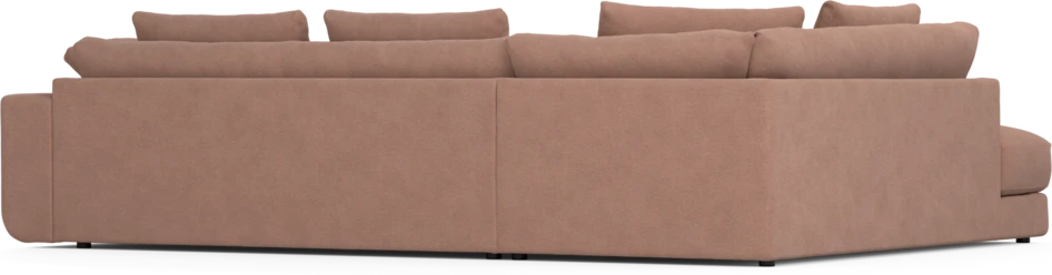 Amie - 3-sits med divan vänster - Rosa
