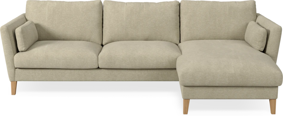 Winston - 3-sits soffa med schäslong, vändbar - Beige