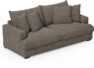 Mila - 3-sits soffa - Brun