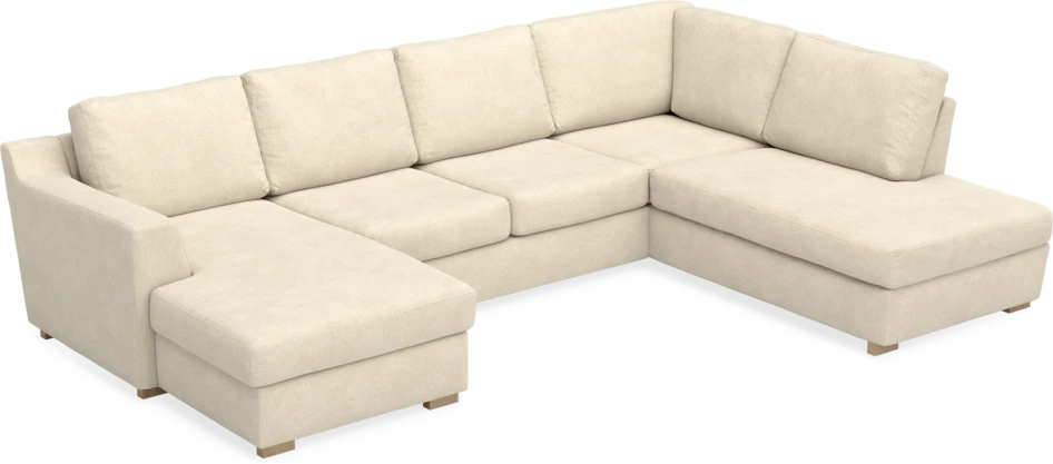 Friday - 3-sits soffa med schäslong vänster och divan höger - Beige