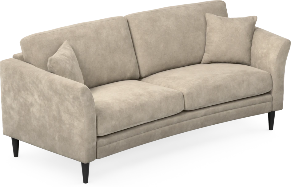 Eden - 2,5-sits soffa svängd - Beige