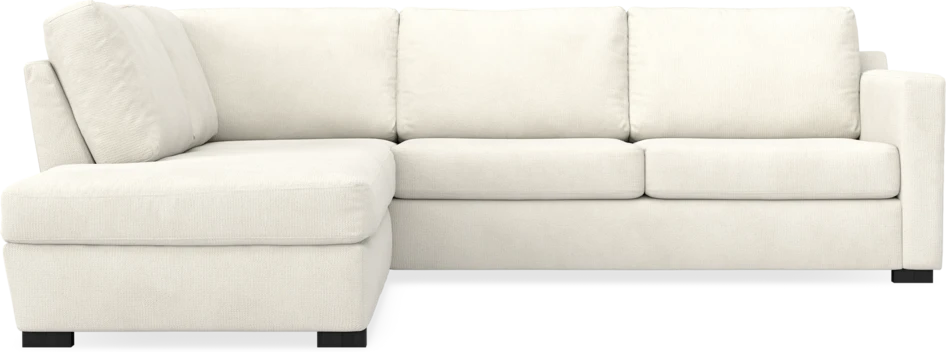 Friday - 2,5-sits soffa med divan vänster - Vit