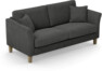 Eden - 2,5-sits soffa - Svart