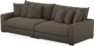 Rossi - 4-sits soffa - Brun