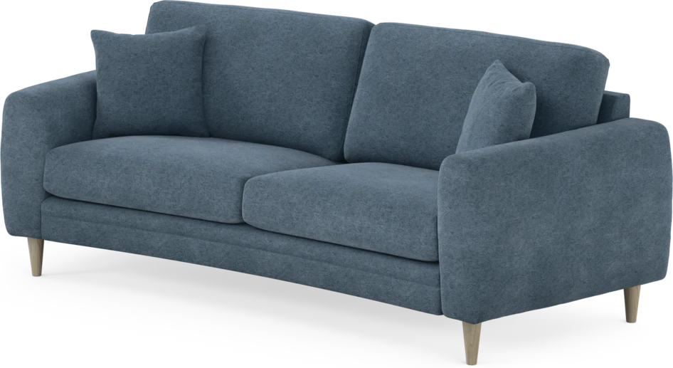 Eden - 2,5-sits soffa svängd - Blå