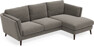 Madison Lux - 2-sits soffa med schäslong höger - Grå