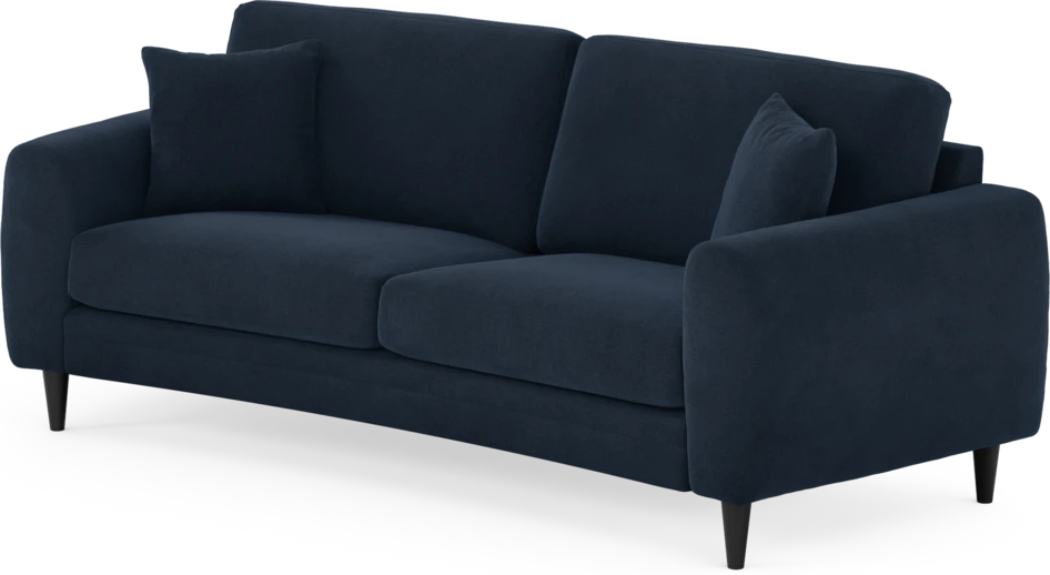 Eden - 2,5-sits soffa svängd - Blå