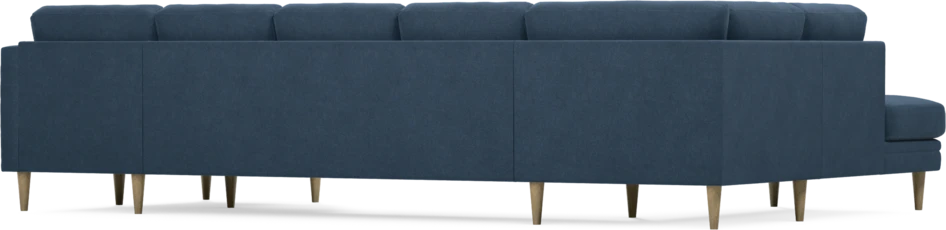 Eden - 3-sits soffa med divan vänster och schäslong höger - Blå